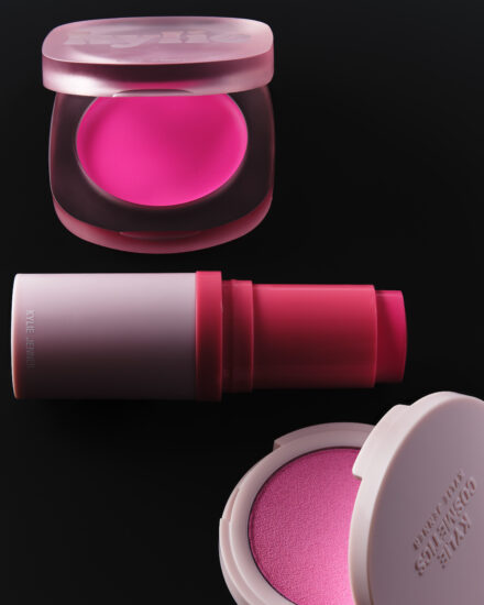 Kjc Core Black Friday 25 Pinks Winter Kissed Hybrid Blush Haute Pink Glow Balm Breakfast In Bed Powder Blush Stick Cp 1120 Hero