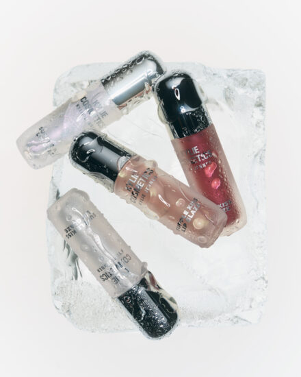 Kjc Cosmic 2 0 Makeup 25 Lip Glaze Moonstruck Pink Ice Sunburst Rosy Ray White Background Cp 800 Hero