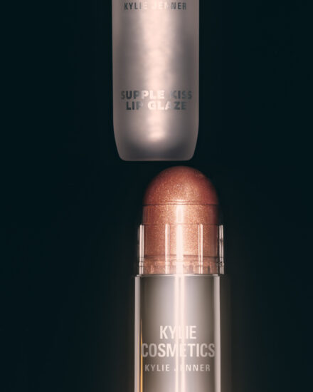 Kjc Cosmic 2 0 Makeup 25 Lip Glaze Moonstruck Dewy Balm Stick Peach Sun Black Background Cp 248 Hero