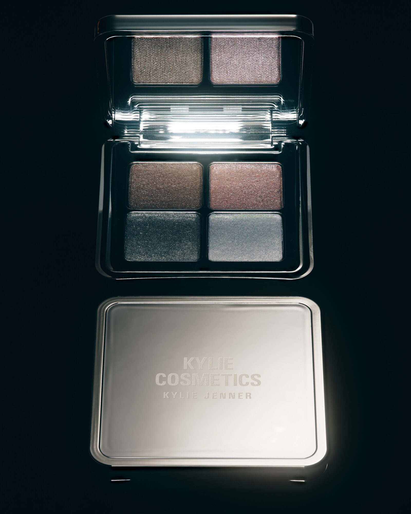 Kjc Cosmic 2 0 Makeup 25 Wet Shimmer Palette Open Closed Black Background Cp 513 Hero