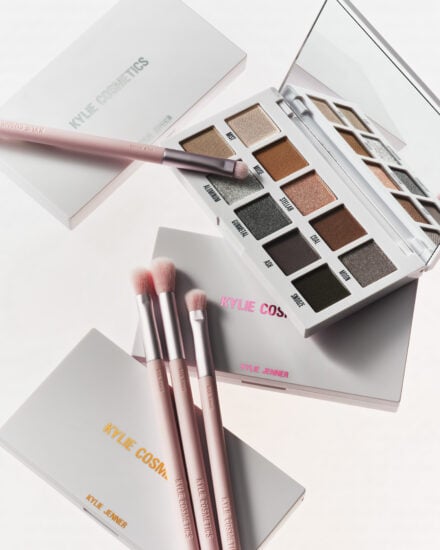 Kjc Eyeb 25 4 Brushes Laying Down W Eyeshadow Palettes Cp 1173 Hero