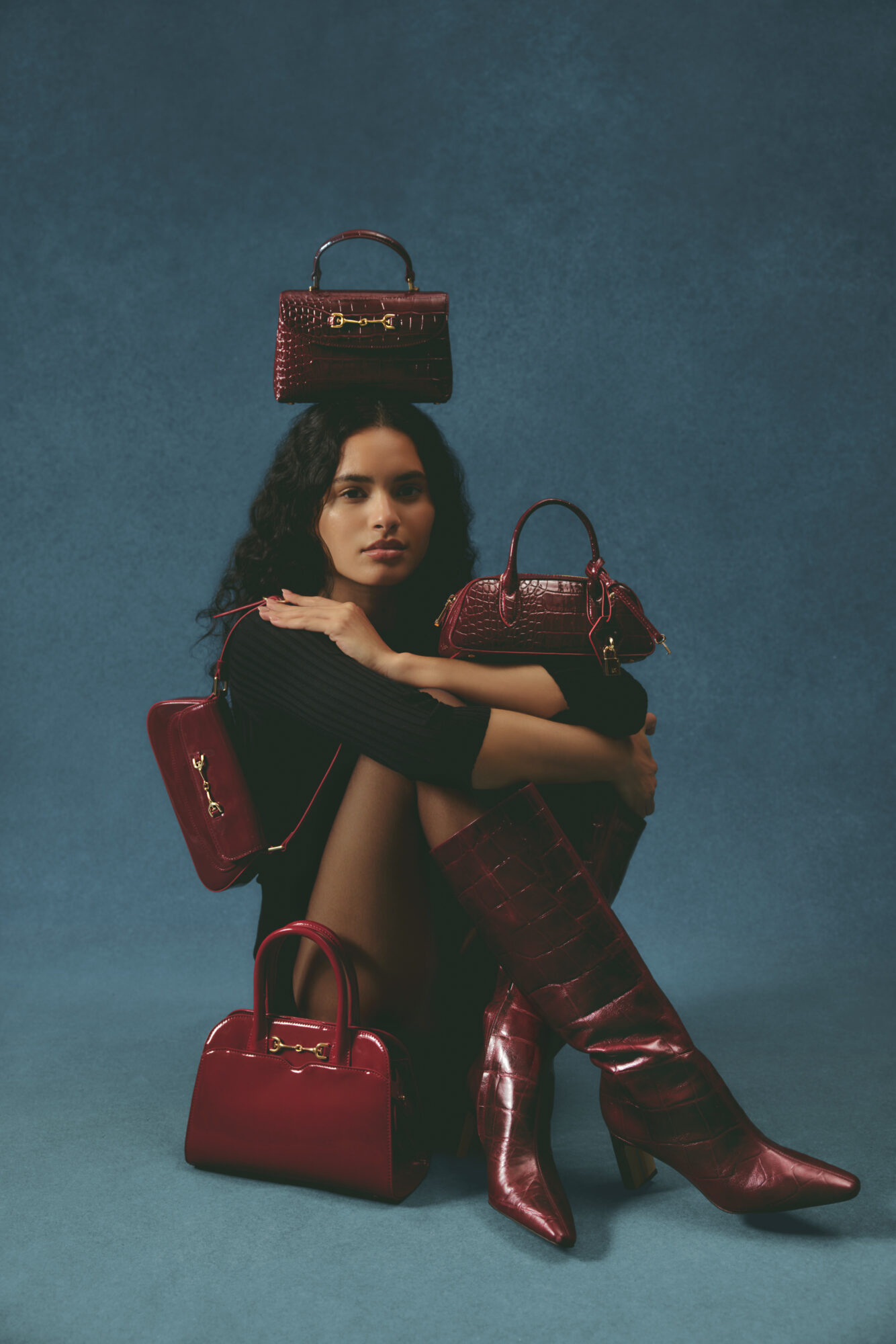 Se Fw25 1 Om Sylvia 2 French Merlot Saige Black Stud 637