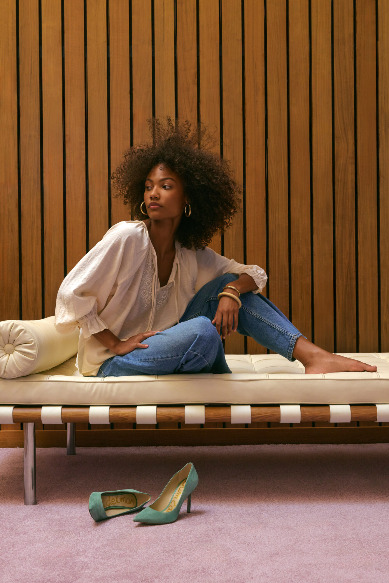 Se Ss25 1 Om Hazel Green Garden Sertw Top Jean Bag 1464