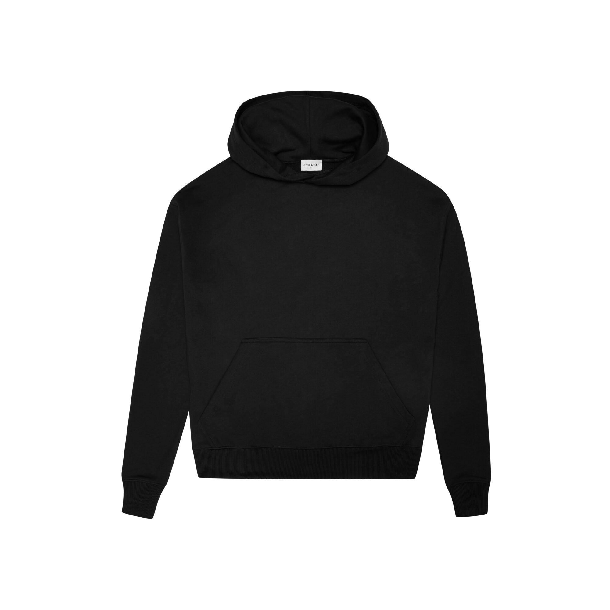 Strata Flat Tour Hoodie Black 186 Front
