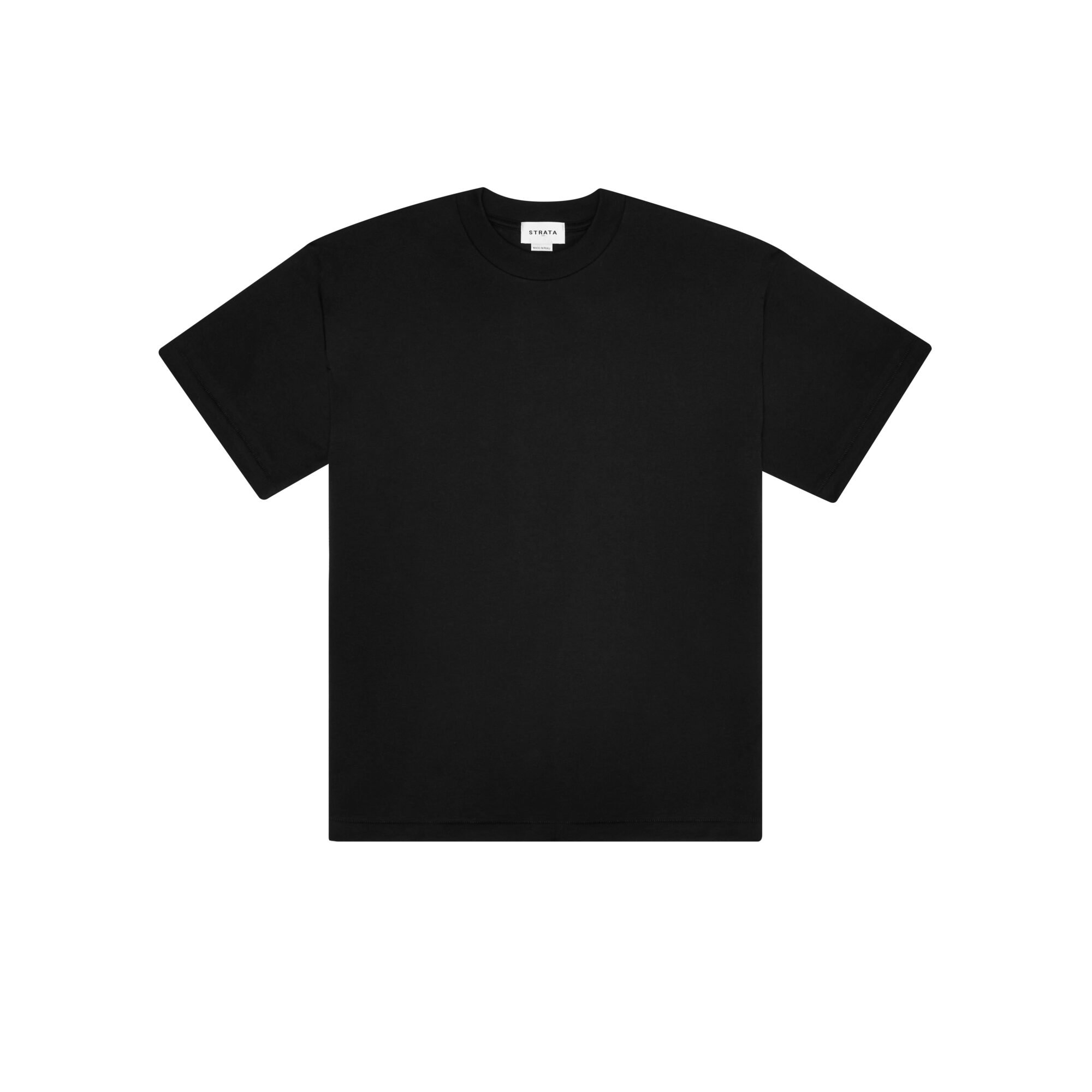Strata Flat Tour Tee Black 109 Front
